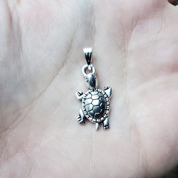 New Silver Turtle Charm - Picture 2 of 4
